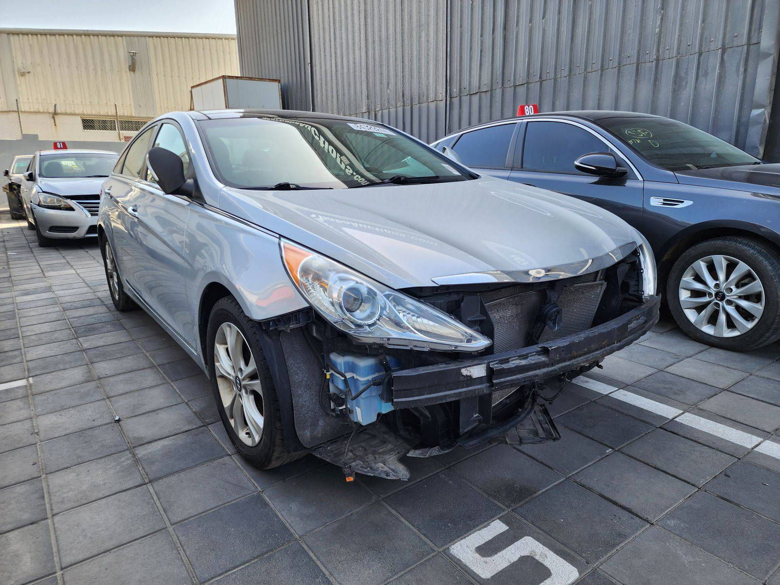 2013 HYUNDAI SONATA — 177020 Miles — Lot 84529244 — Al Quoz - Marhaba Auctions Used Cars - Image 3