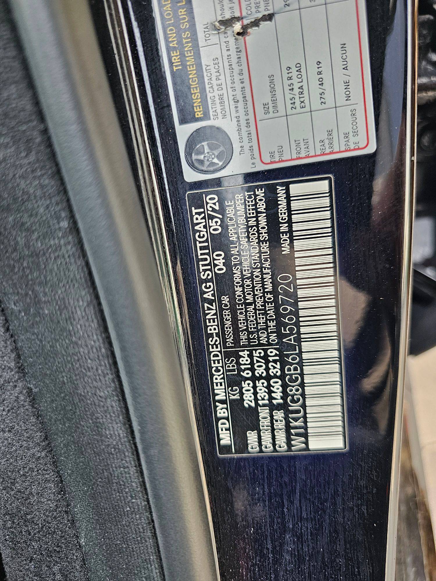 2020 MERCEDES BENZ S 560 — 44590 KM — Lot GB6LA569720 — Main - Marhaba Auctions Used Cars - Image 10