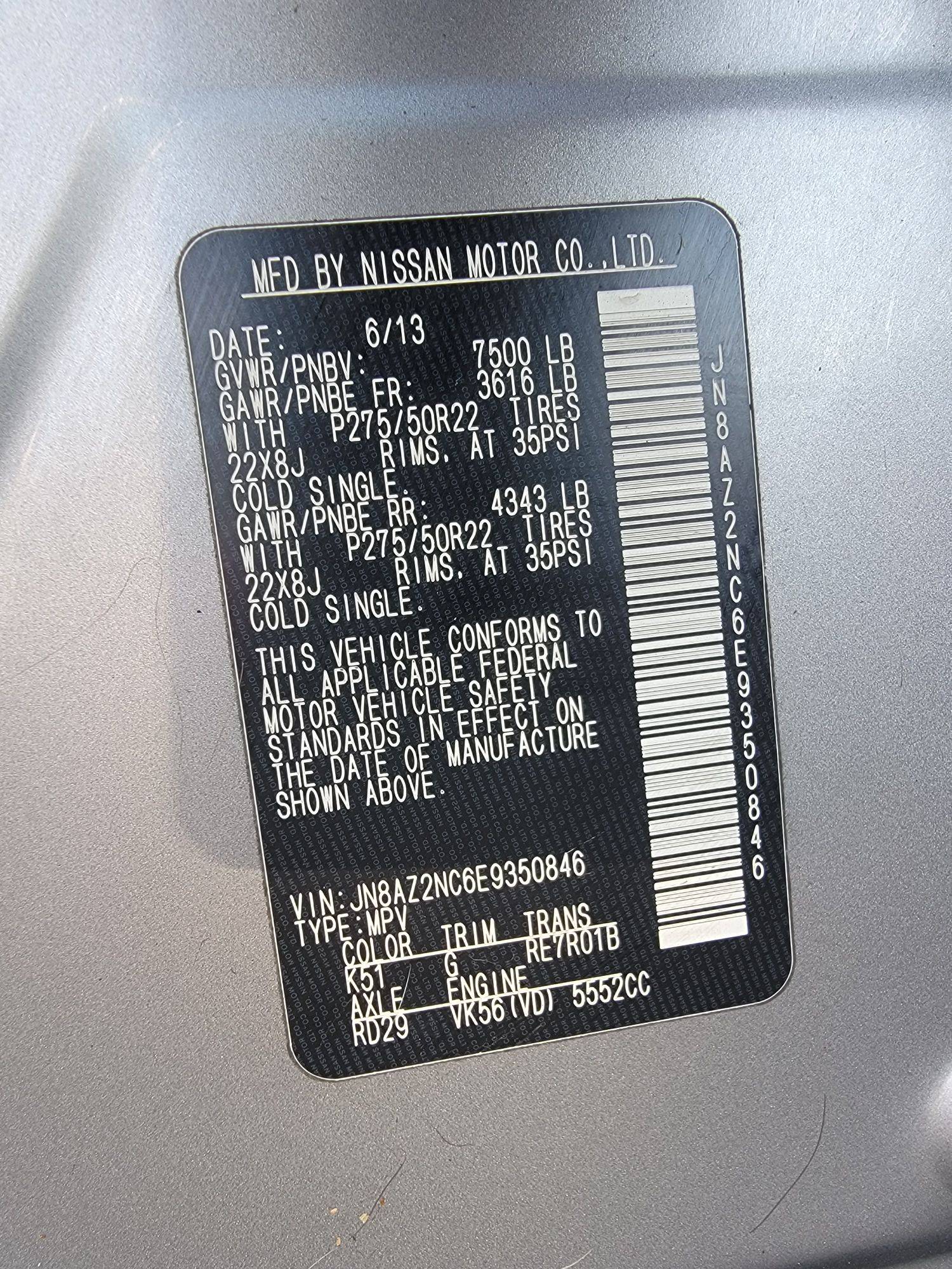 INFINITI QX80 2014 - Marhaba Auction Used Cars - Image 12