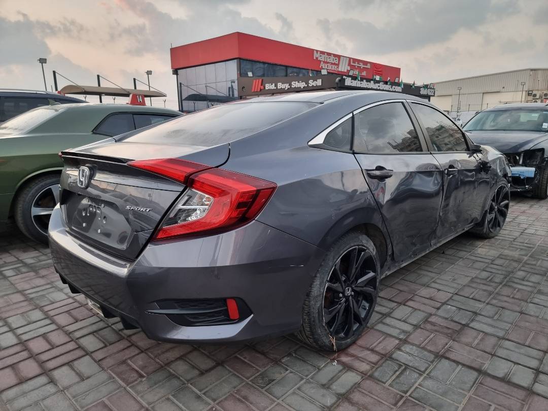 2020 HONDA CIVIC — 78786 KM — Lot 125487 — Ind. 12 - Marhaba Auctions Used Cars - Image 3