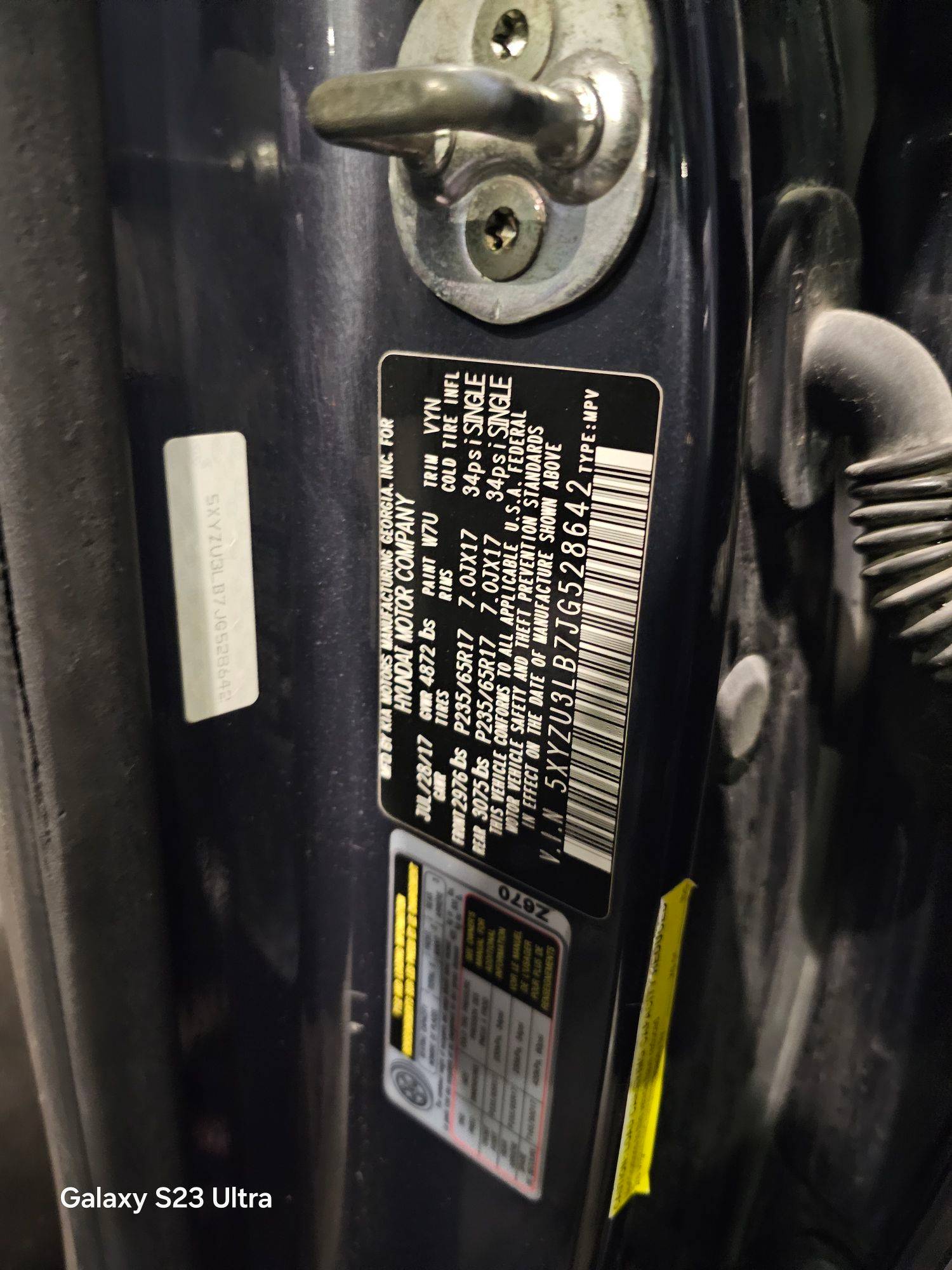 HYUNDAI SANTA FE SPORT 2018 - Marhaba Auction Used Cars - Image 10