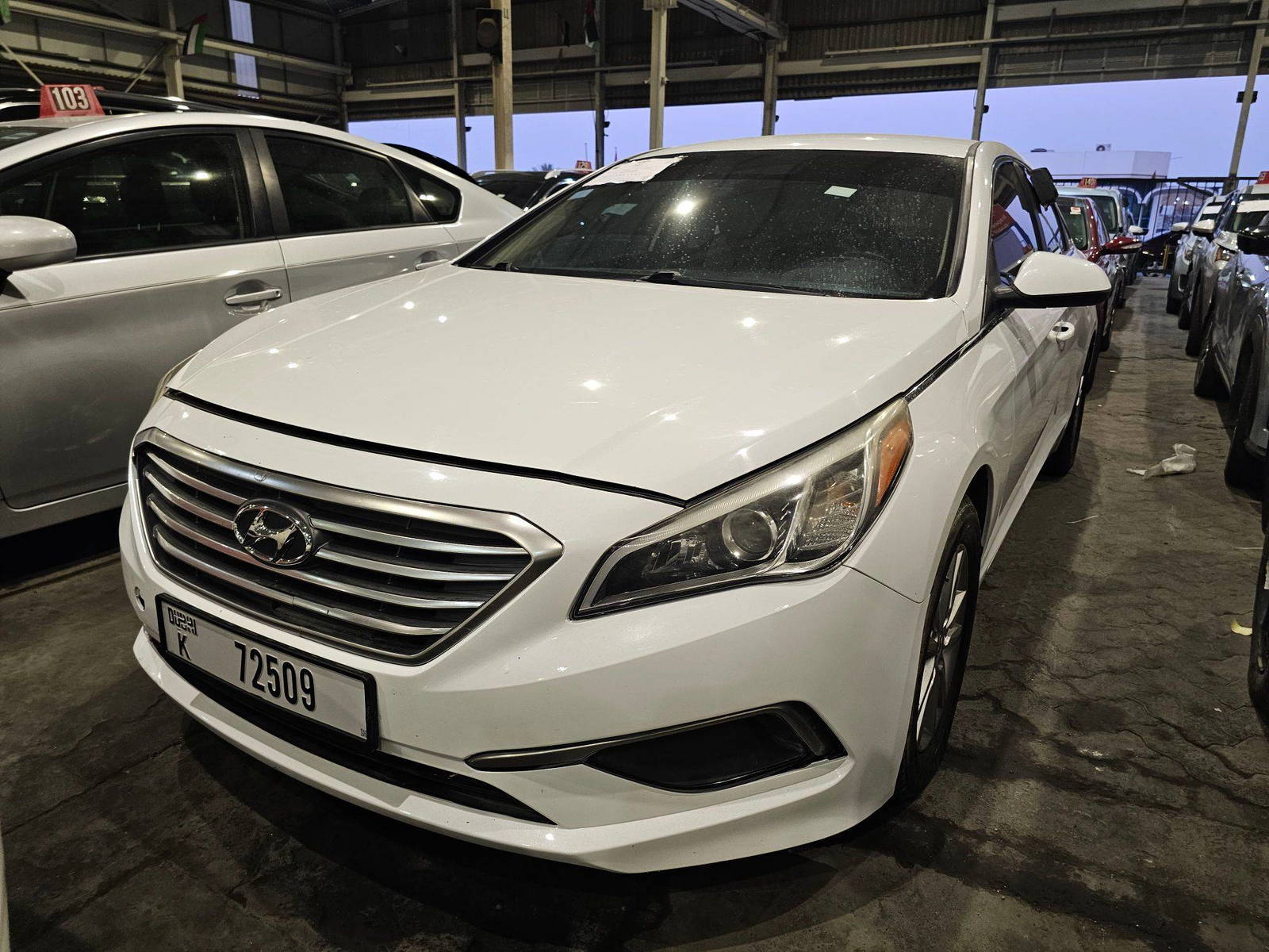 2017 HYUNDAI SONATA — 86380 Miles — Lot OHH583355 — Main - Marhaba Auctions Used Cars - Image 3