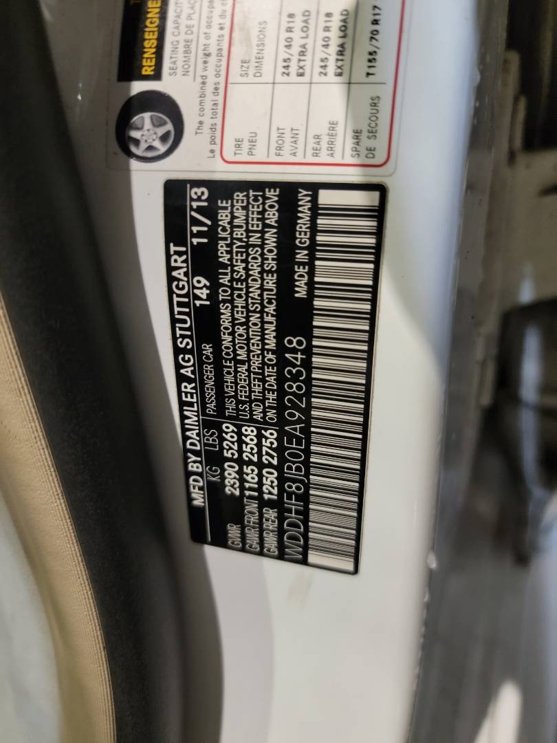 MERCEDES BENZ E 350 2014 - Marhaba Auction Used Cars - Image 9