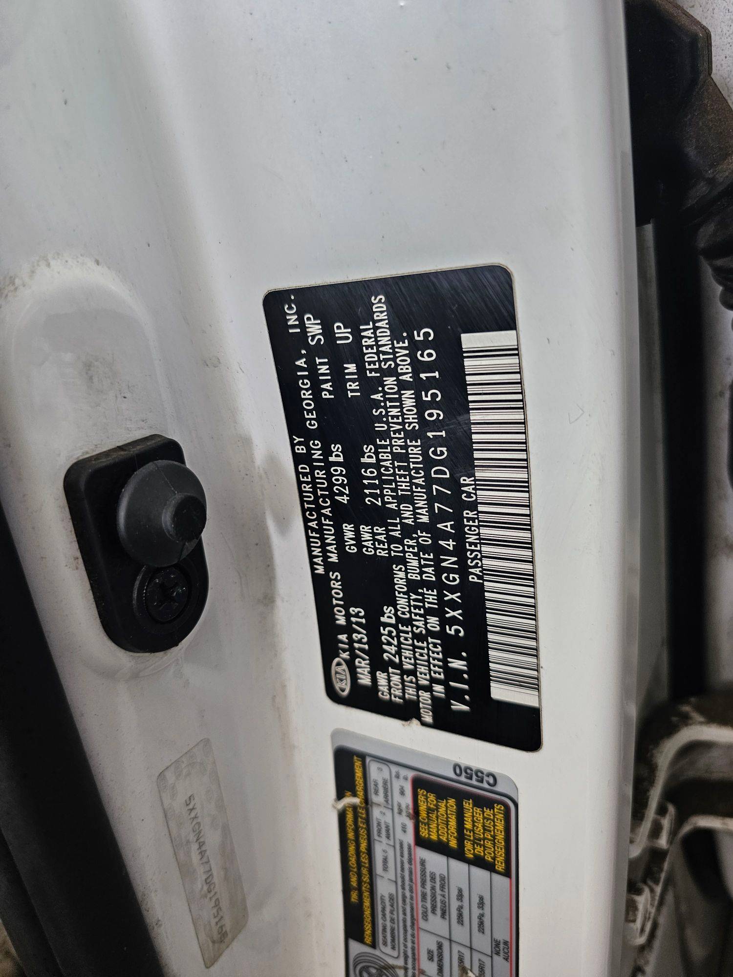 KIA OPTIMA 2013 - Marhaba Auction Used Cars - Image 10