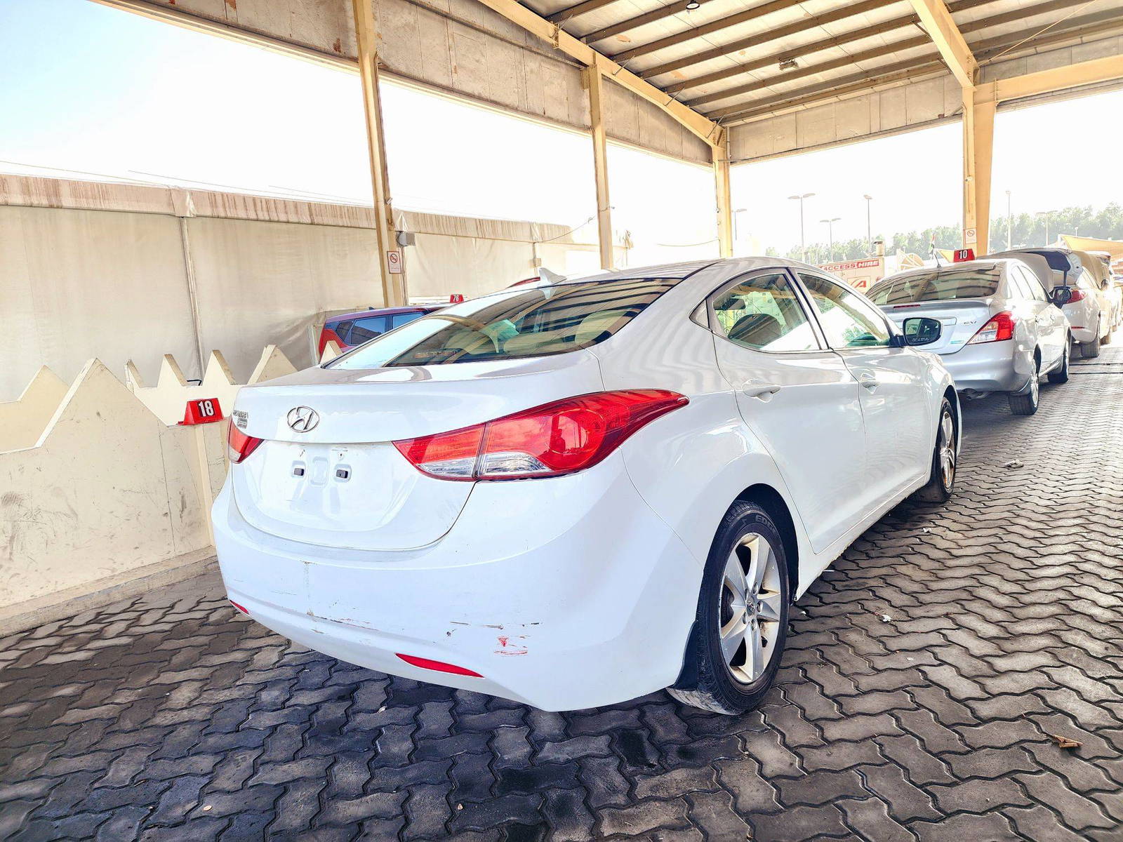 2013 HYUNDAI ELANTRA — 203687 Miles — Lot 40130194 — Souq - Marhaba Auctions Used Cars - Image 3