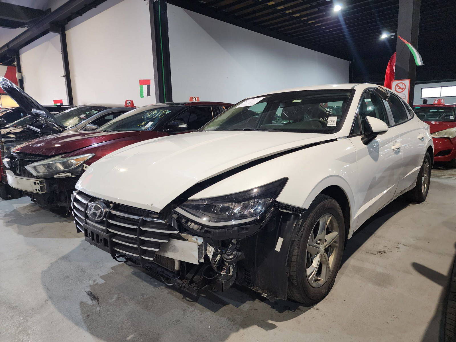 2021 HYUNDAI SONATA — 36389 Miles — Lot H126904 — Al Quoz - Marhaba Auctions Used Cars - Image 3