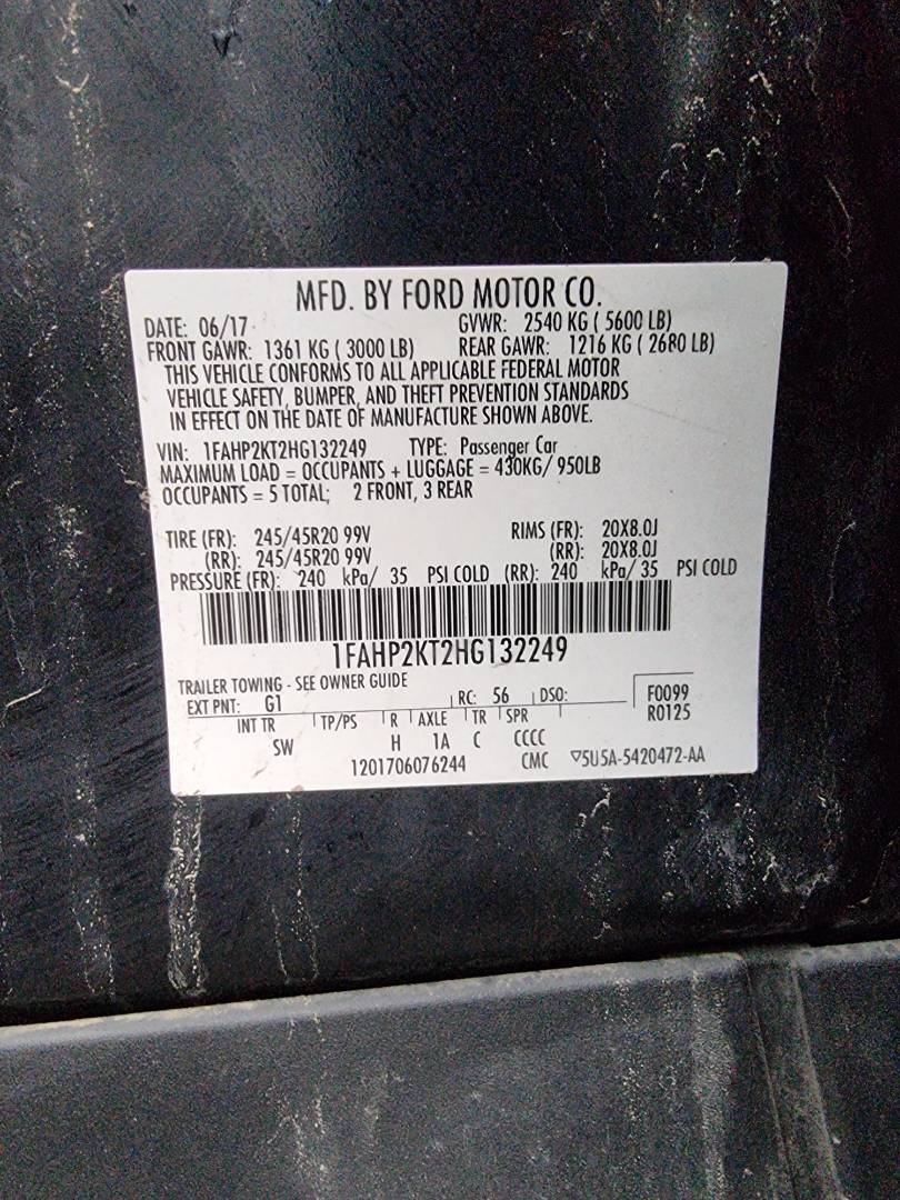 FORD TAURUS 2017 - Marhaba Auction Used Cars - Image 10