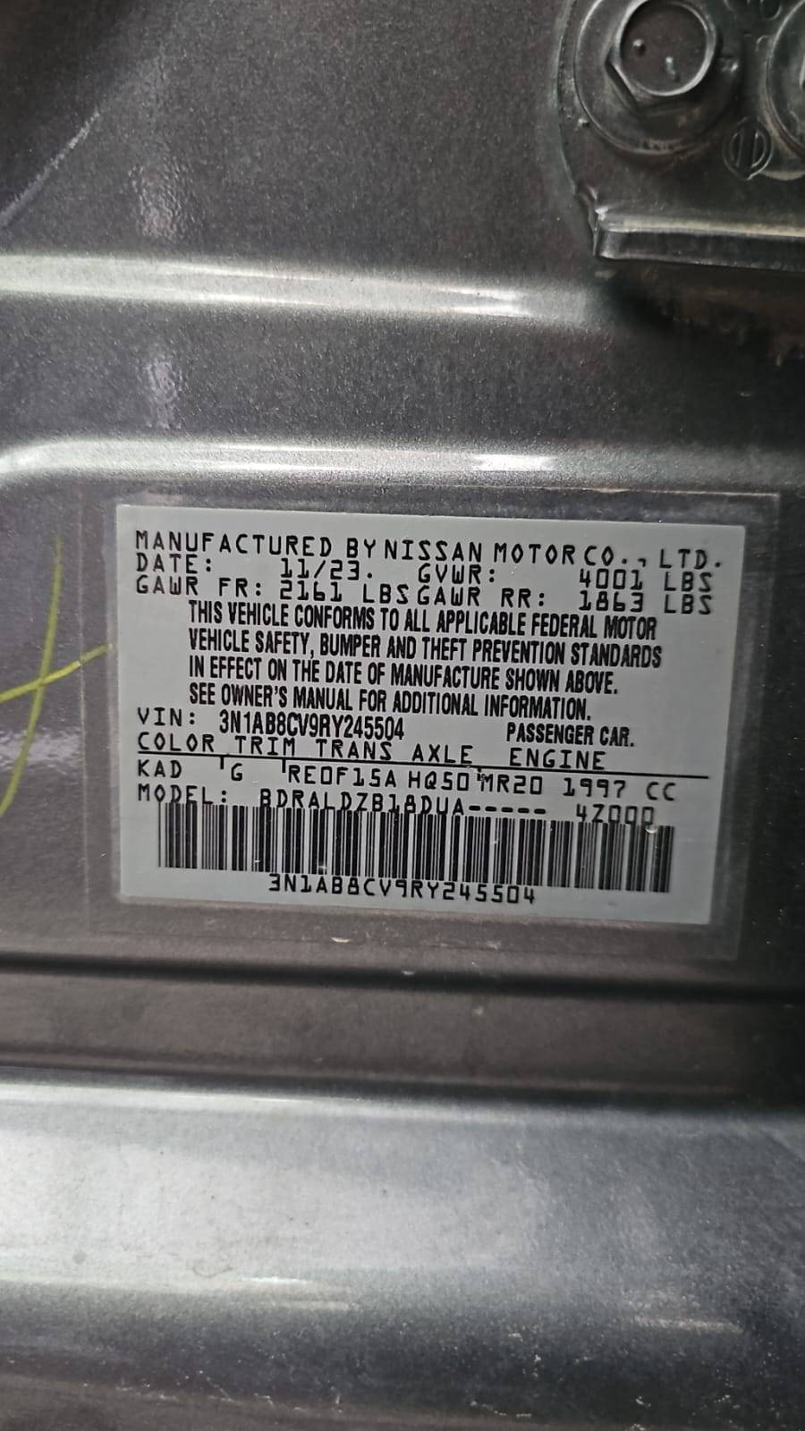 NISSAN SENTRA 2024 - Marhaba Auction Used Cars - Image 4