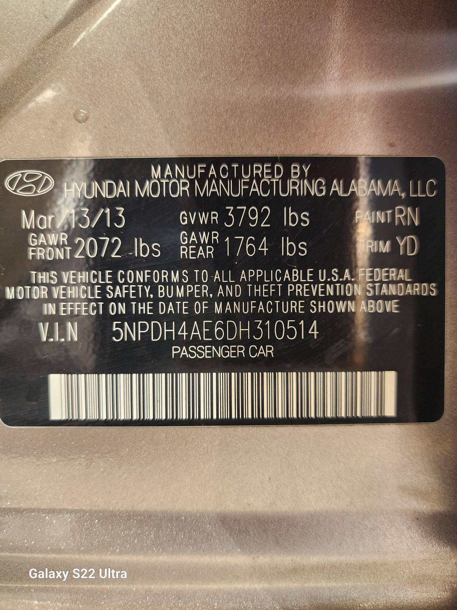 2013 HYUNDAI ELANTRA — 185414 Miles — Lot 81065693 - Marhaba Auctions Used Cars - Image 10