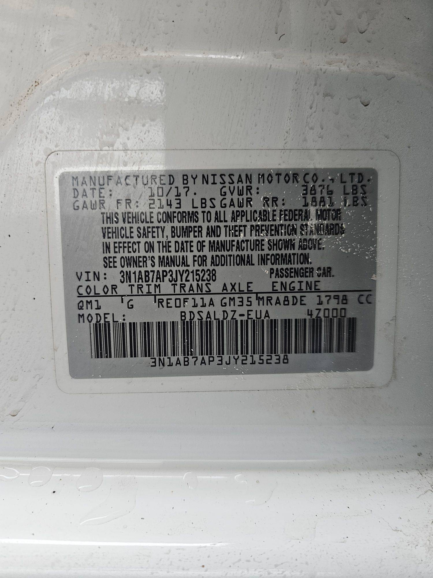 NISSAN SENTRA 2018 - Marhaba Auction Used Cars - Image 10