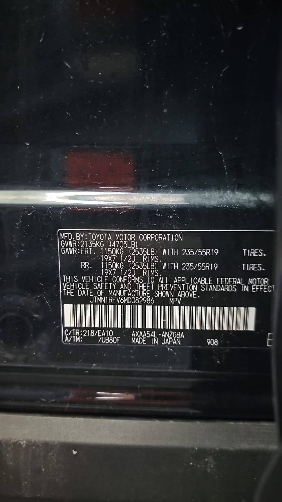 TOYOTA RAV4 2021 - Marhaba Auction Used Cars - Image 4