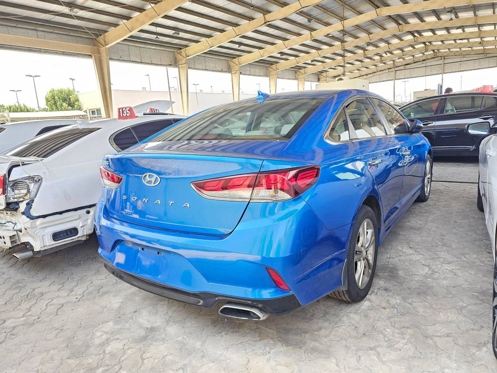 2018 HYUNDAI SONATA — 142884 Miles — Lot 47108 — Main - Marhaba Auctions Used Cars - Image 3