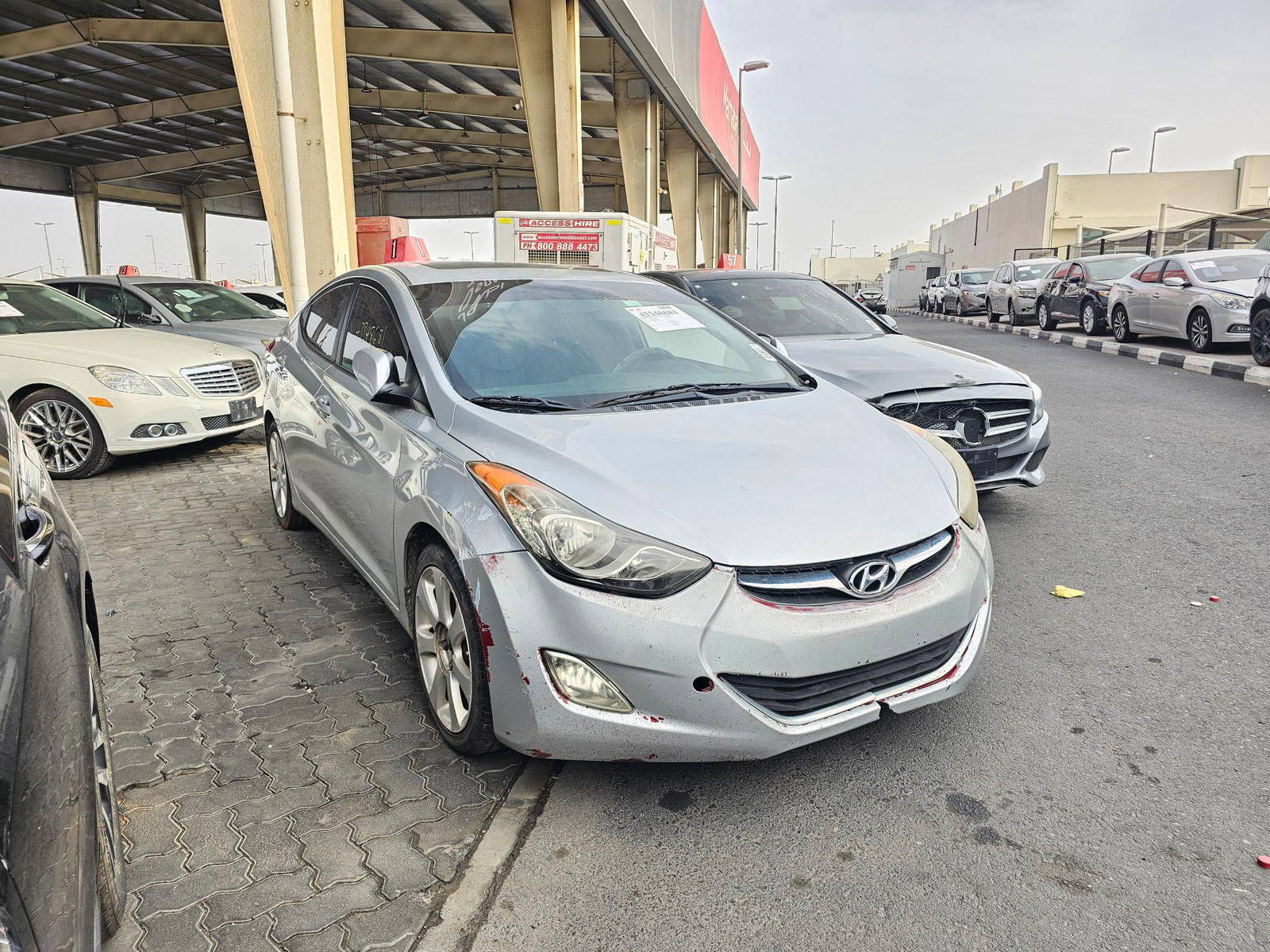 2013 HYUNDAI ELANTRA — 195390 Miles — Lot 43348681 — Souq - Marhaba Auctions Used Cars - Image 3