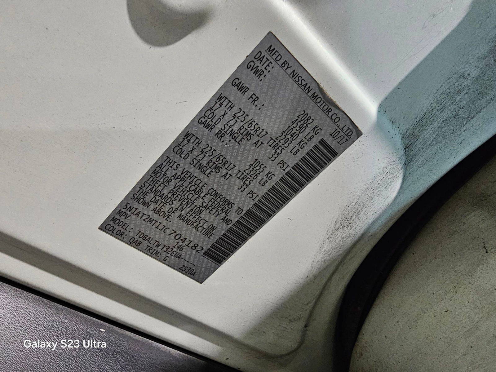 NISSAN ROGUE 2018 - Marhaba Auction Used Cars - Image 9