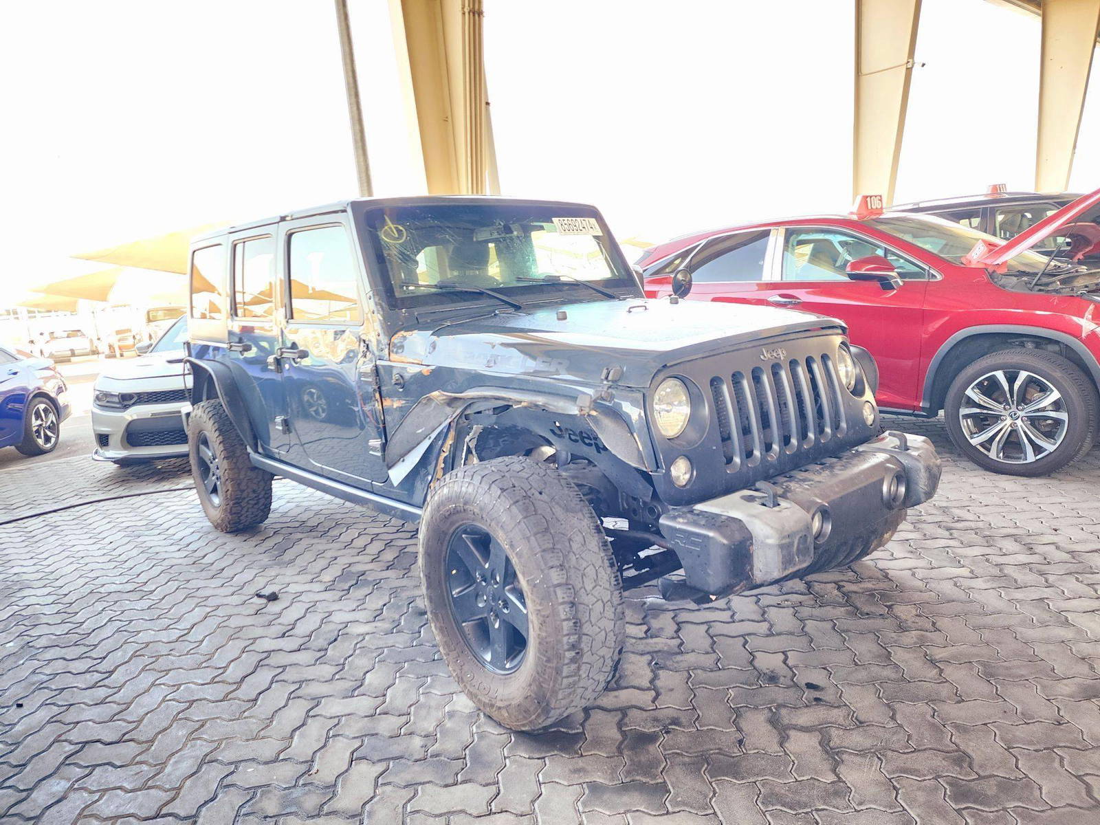 2017 JEEP WRANGLER — 168133 Miles — Lot 640395 — Ind. 12 - Marhaba Auctions Used Cars - Image 5