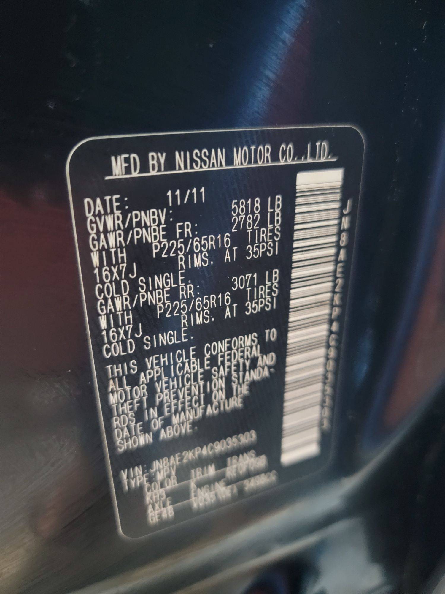 NISSAN QUEST 2012 - Marhaba Auction Used Cars - Image 9