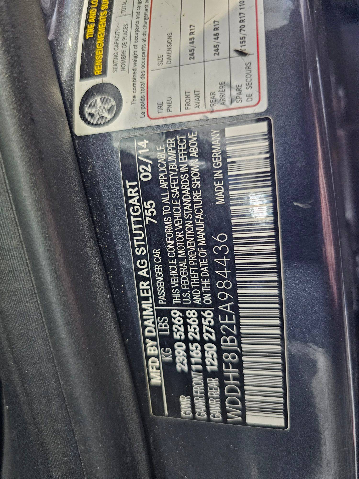 MERCEDES BENZ E 350 2014 - Marhaba Auction Used Cars - Image 10