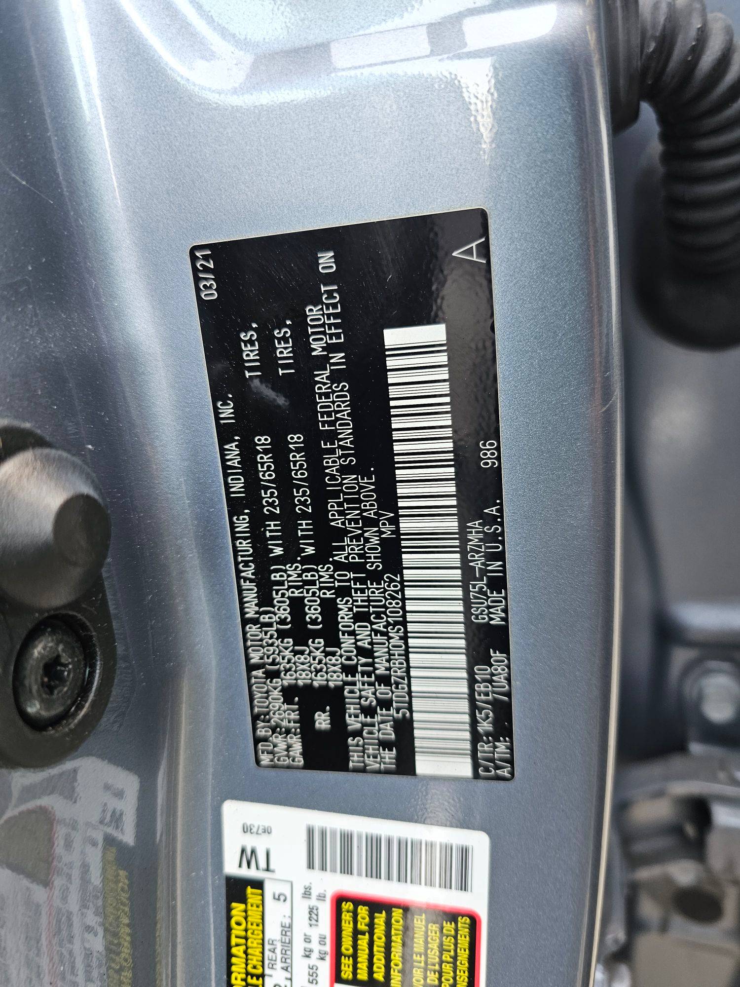 TOYOTA HIGHLANDER 2021 - Marhaba Auction Used Cars - Image 12