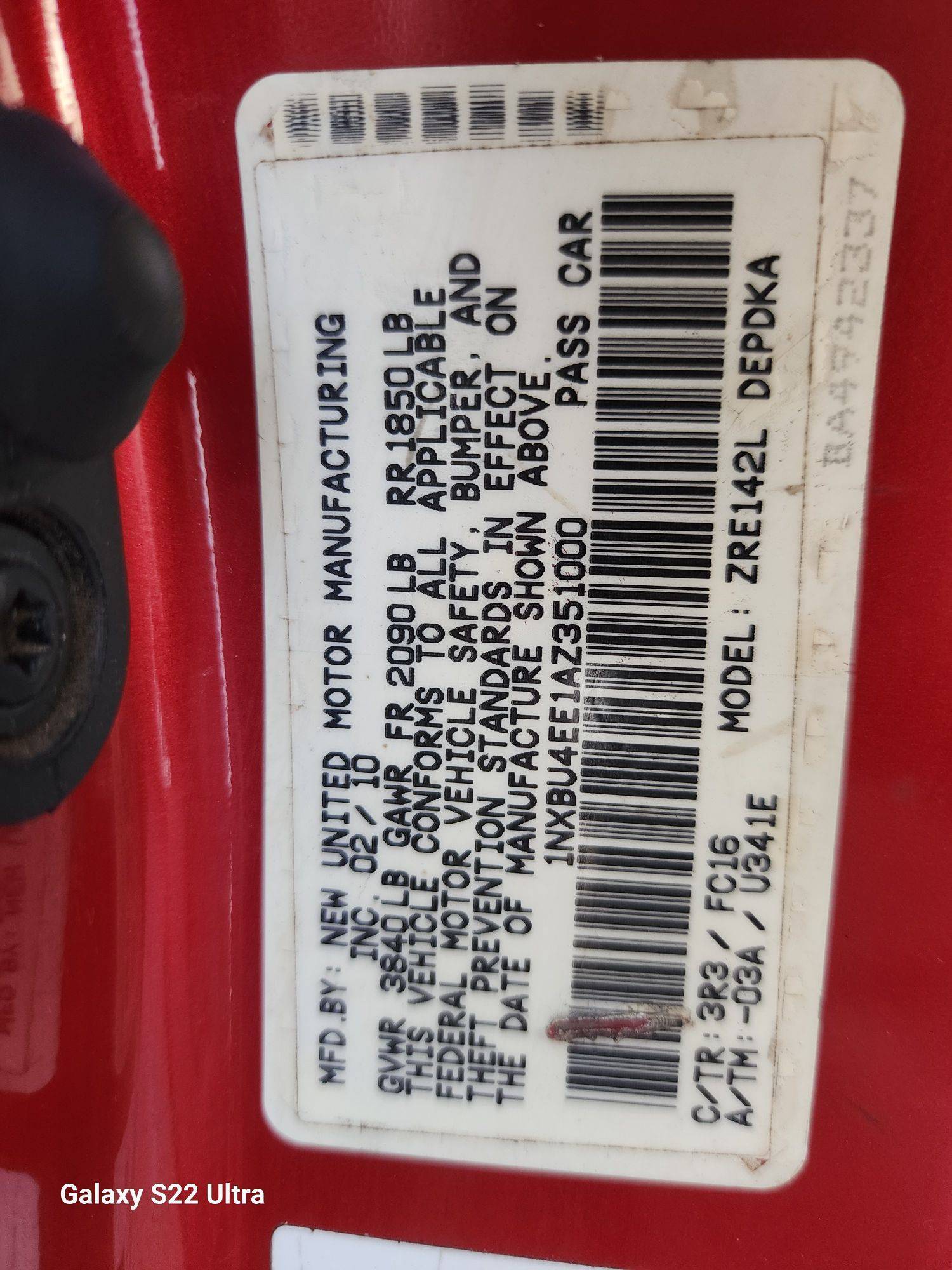 2010 TOYOTA COROLLA — 178808 Miles — Lot 51000 - Marhaba Auctions Used Cars - Image 9