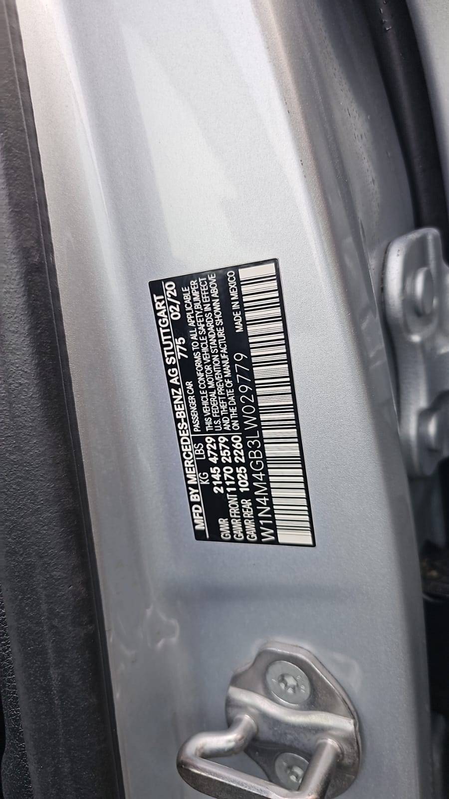 MERCEDES BENZ GLB 250 2020 - Marhaba Auction Used Cars - Image 7