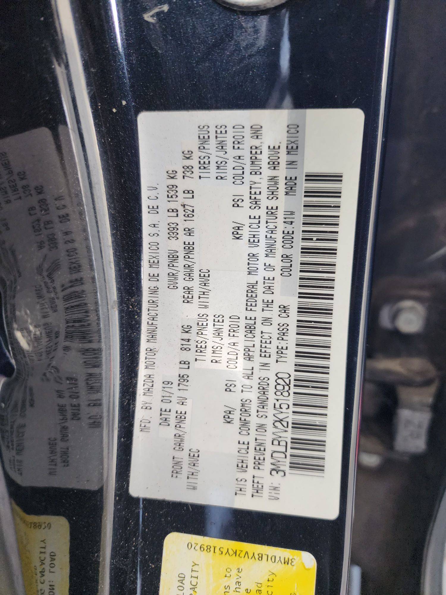 2019 TOYOTA YARIS — 139471 Miles — Lot 52544234 - Marhaba Auctions Used Cars - Image 9