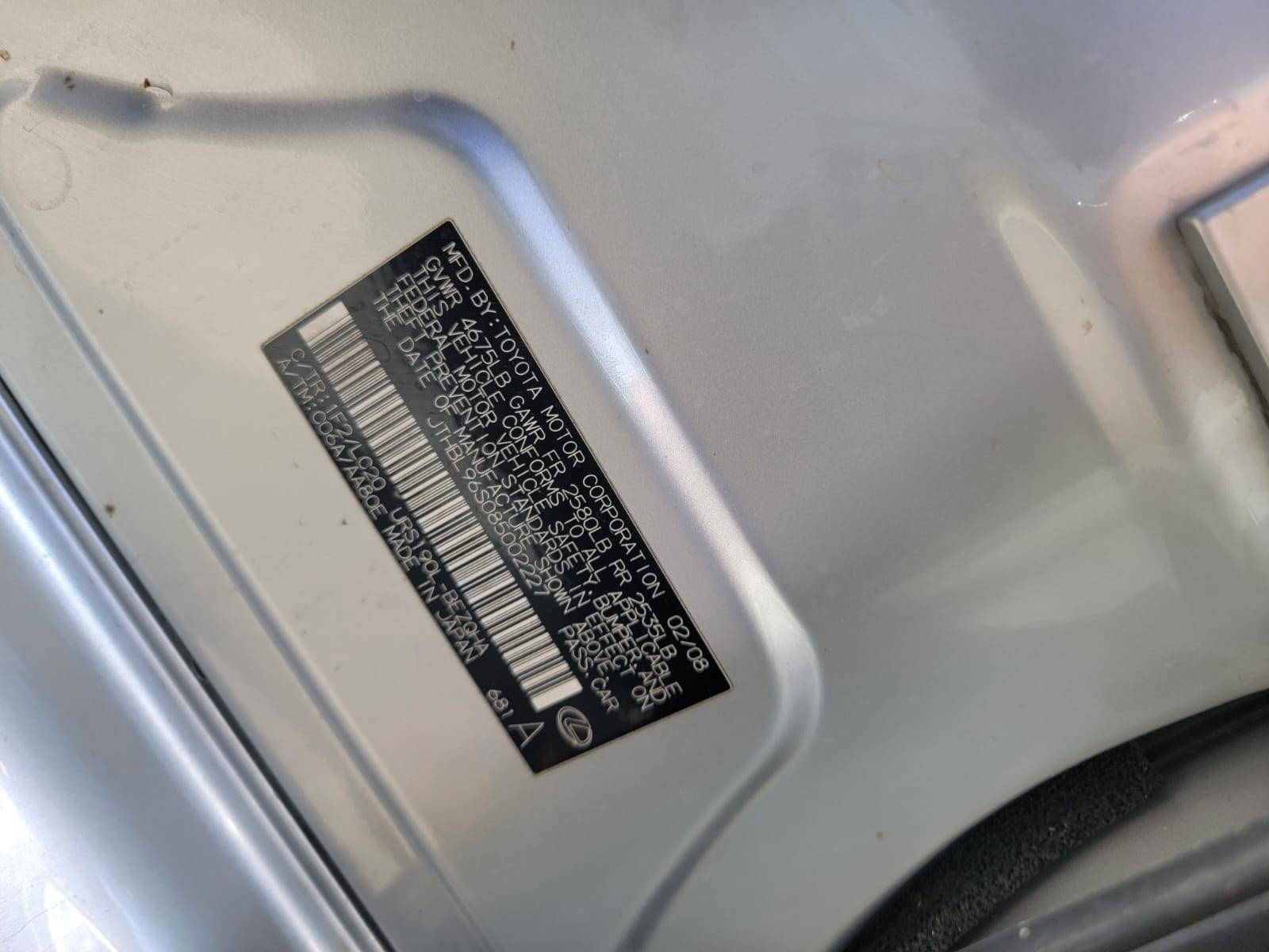 LEXUS GS460 2008 - Marhaba Auction Used Cars - Image 9