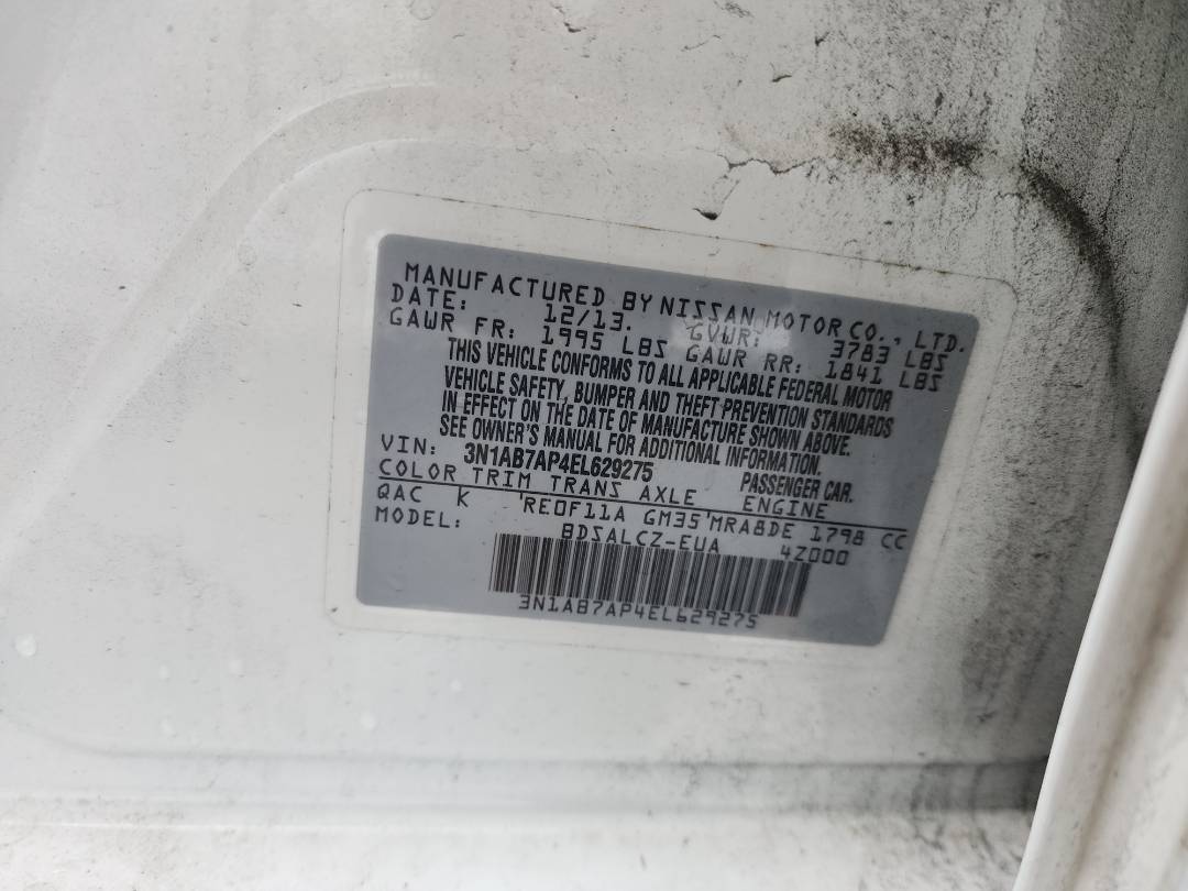 2014 NISSAN SENTRA — 154938 Miles — Lot 38583101 - Marhaba Auctions Used Cars - Image 6