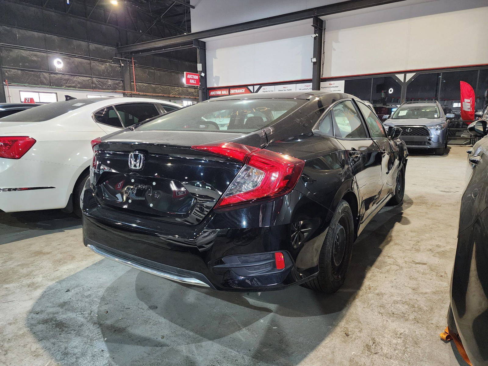 2019 HONDA CIVIC — 112993 Miles — Lot 555697 — Al Quoz - Marhaba Auctions Used Cars - Image 4
