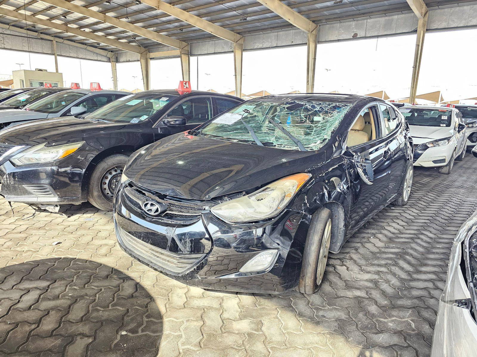 2013 HYUNDAI ELANTRA — 175419 Miles — Lot 744961 — Ind. 12 - Marhaba Auctions Used Cars - Image 3