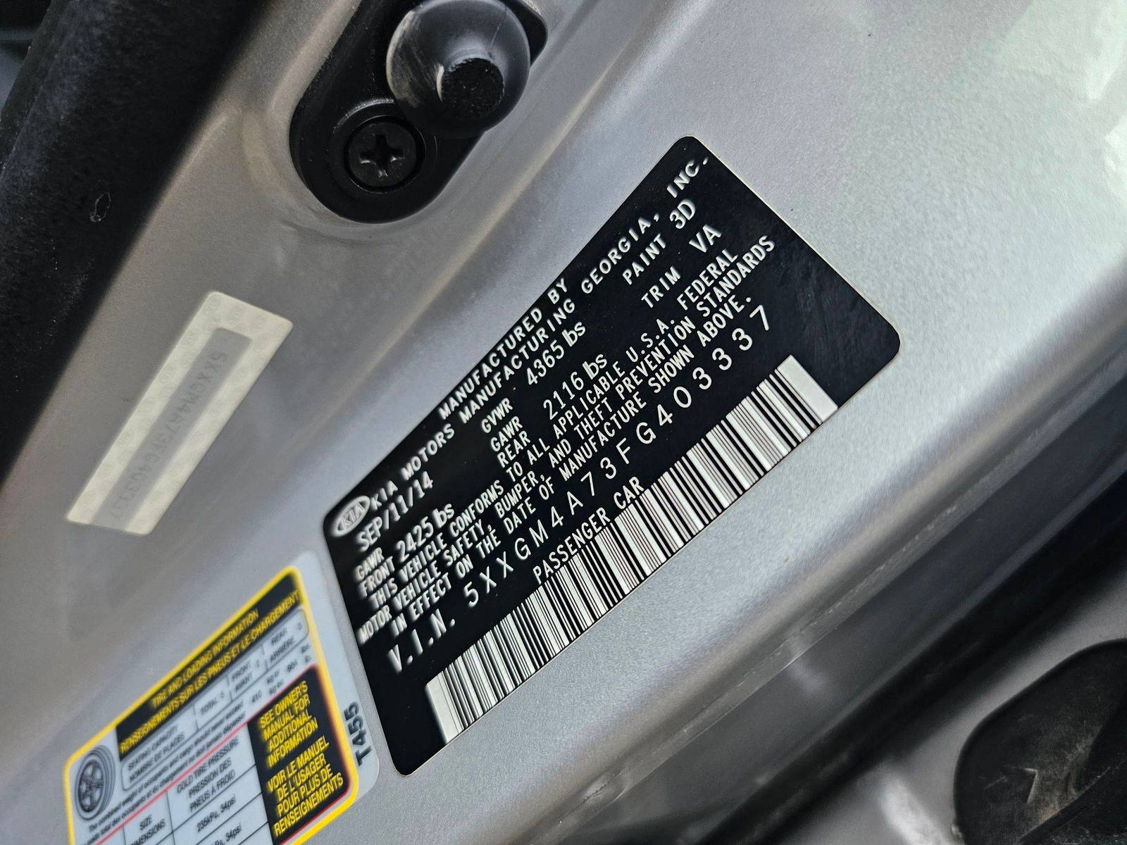 KIA OPTIMA 2015 - Marhaba Auction Used Cars - Image 9