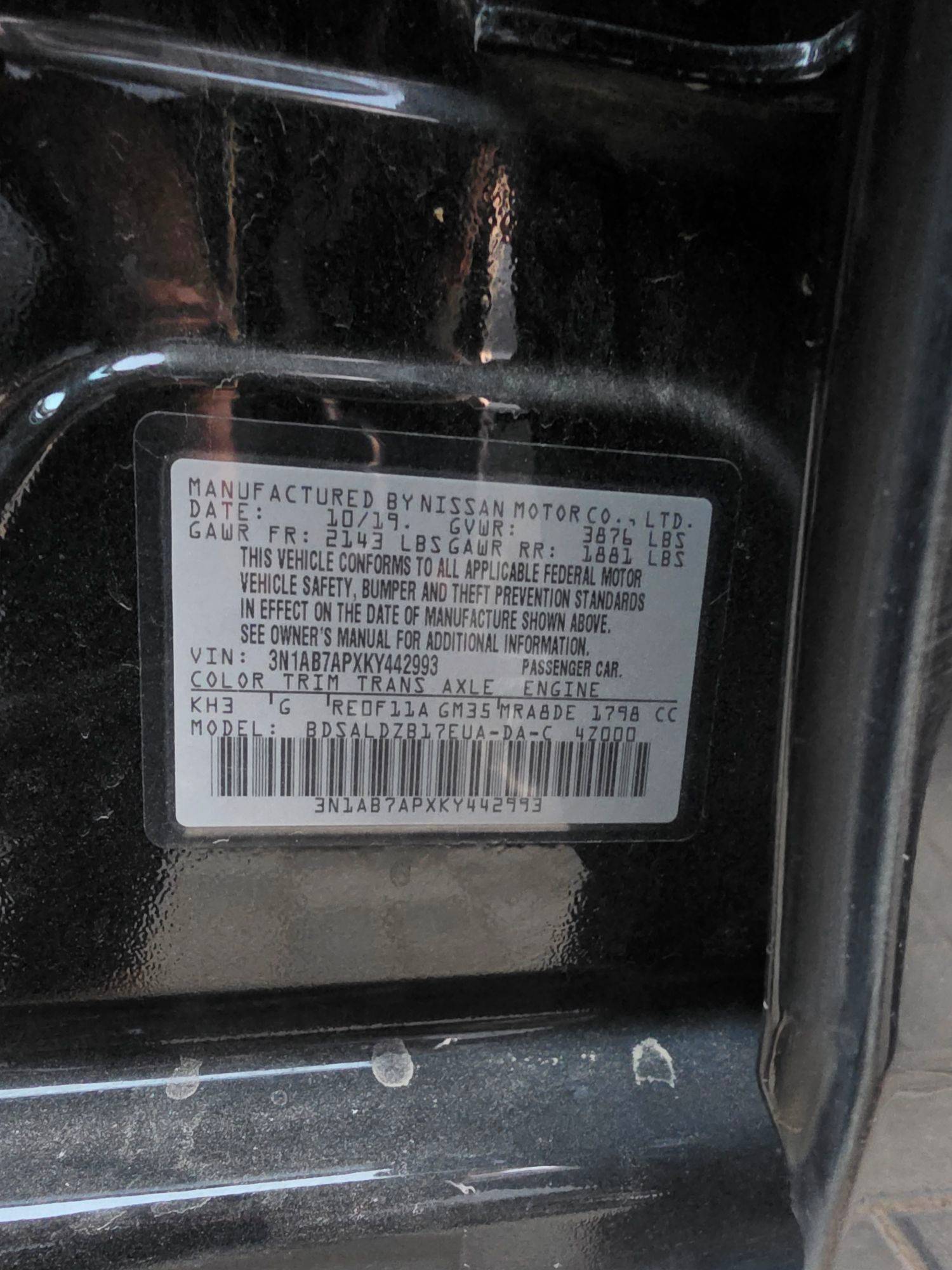 NISSAN SENTRA 2019 - Marhaba Auction Used Cars - Image 11