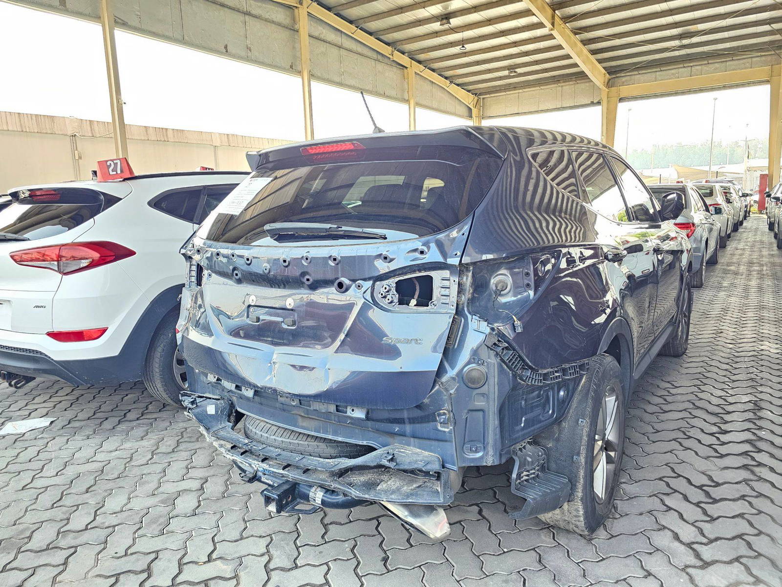 HYUNDAI SANTA FE SPORT 2018 - Marhaba Auction Used Cars - Image 3