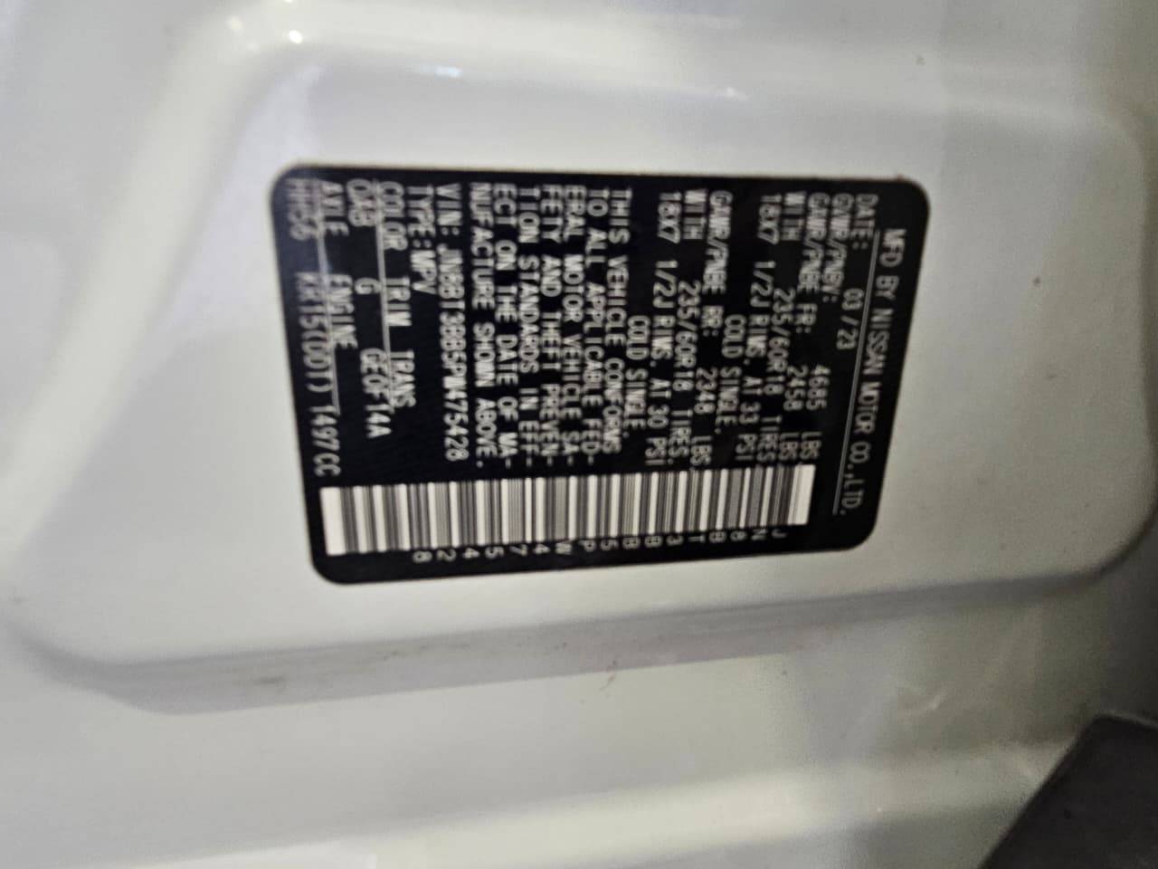2023 NISSAN ROGUE — 26069 Miles — Lot PW475428 — Main - Marhaba Auctions Used Cars - Image 10