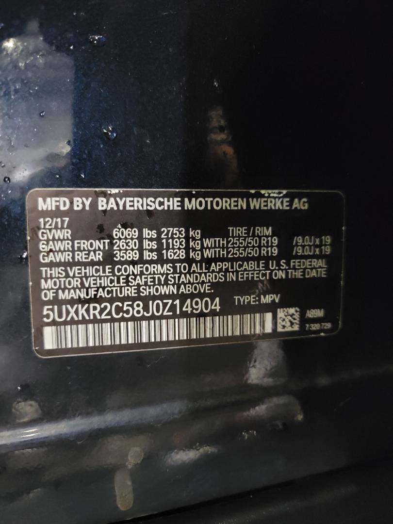 2018 BMW X5 SDRIVE35I — 76995 Miles — Lot 0Z14904 - Marhaba Auctions Used Cars - Image 7