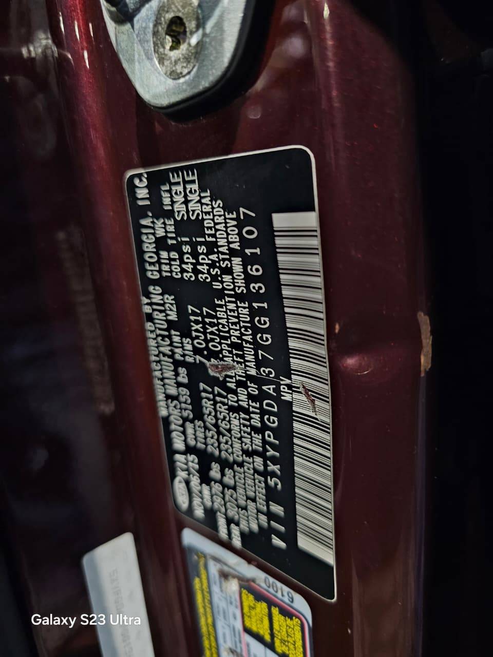 2016 KIA SORENTO — 143249 Miles — Lot G136107 — Main - Marhaba Auctions Used Cars - Image 9