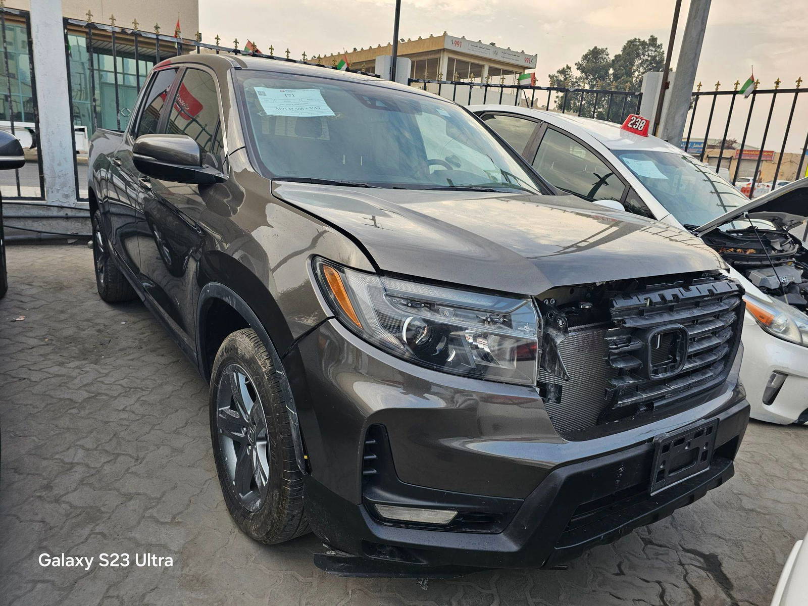 2023 HONDA RIDGELINE RTL — sold — 24811 Miles — Lot F50PB025307 — Main - Marhaba Auctions Used Cars - Image 3