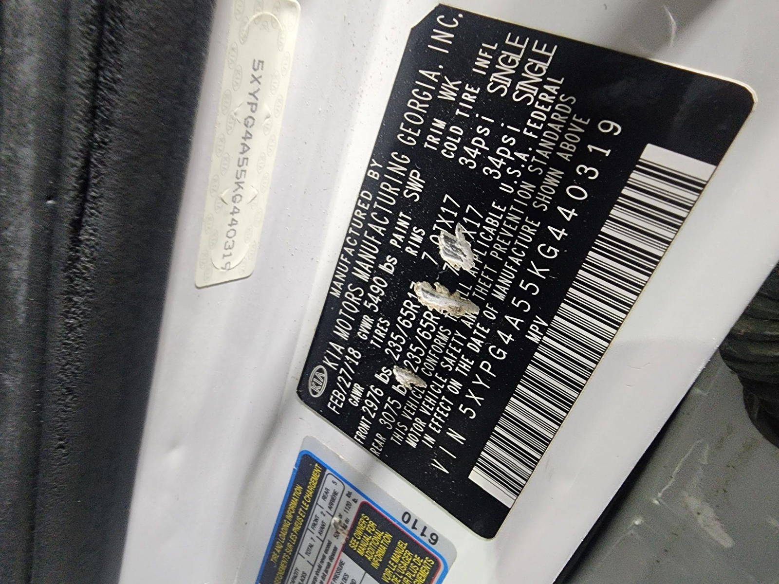 KIA SORENTO 2019 - Marhaba Auction Used Cars - Image 10