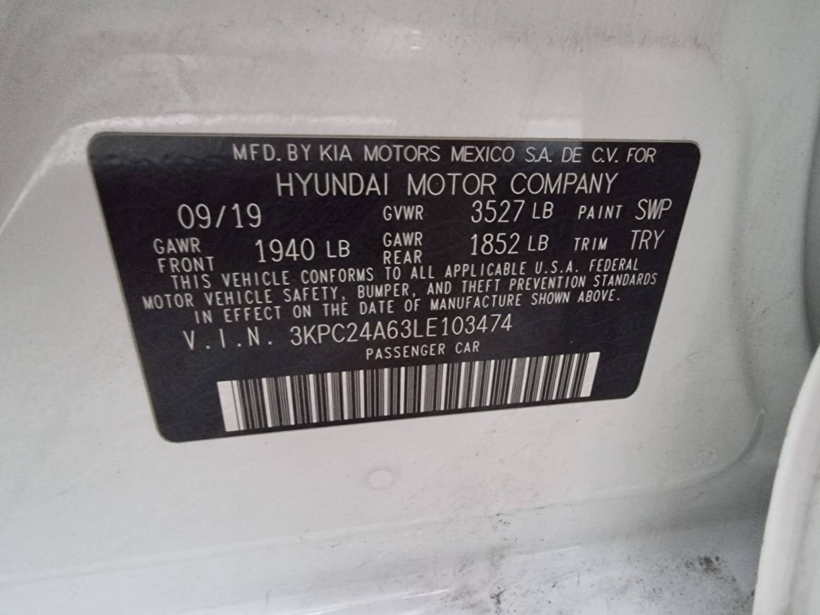 HYUNDAI ACCENT 2020 - Marhaba Auction Used Cars - Image 8
