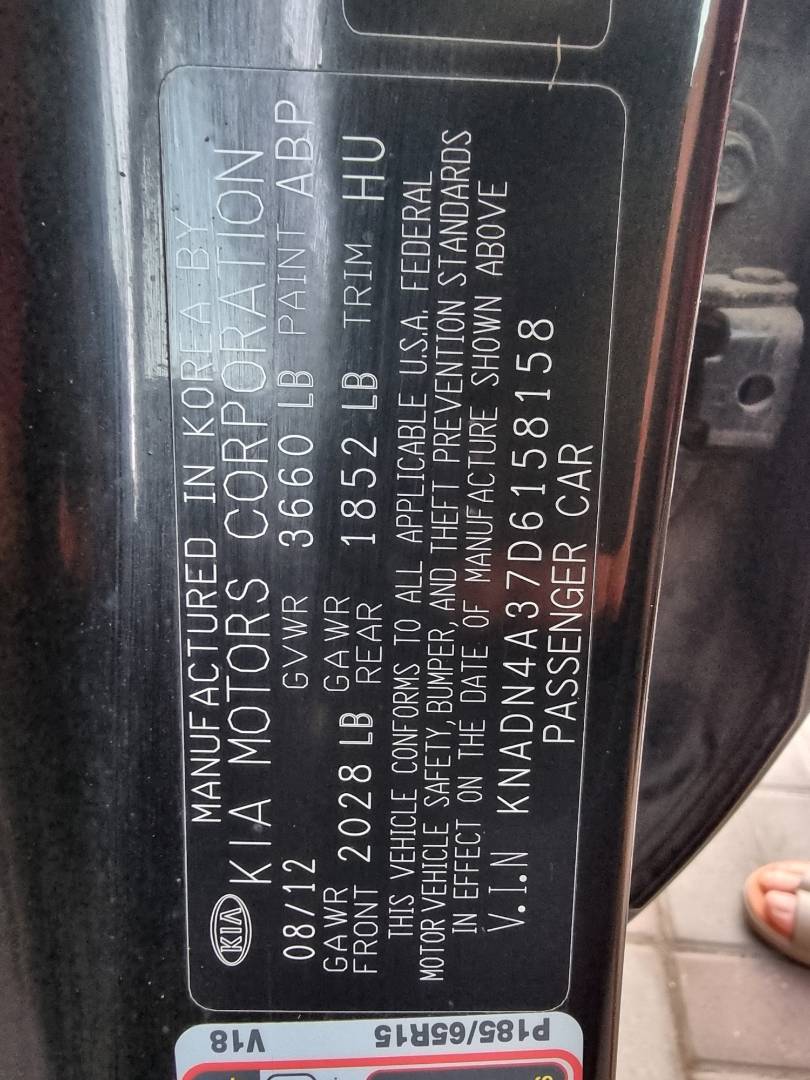 2013 KIA RIO — 193091 Miles — Lot 125487 — Souq - Marhaba Auctions Used Cars - Image 9