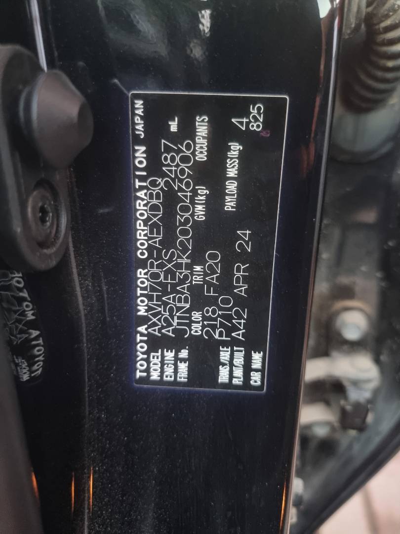 2024 TOYOTA CAMRY — 39063 KM — Lot 046906 — Ind. 12 - Marhaba Auctions Used Cars - Image 8
