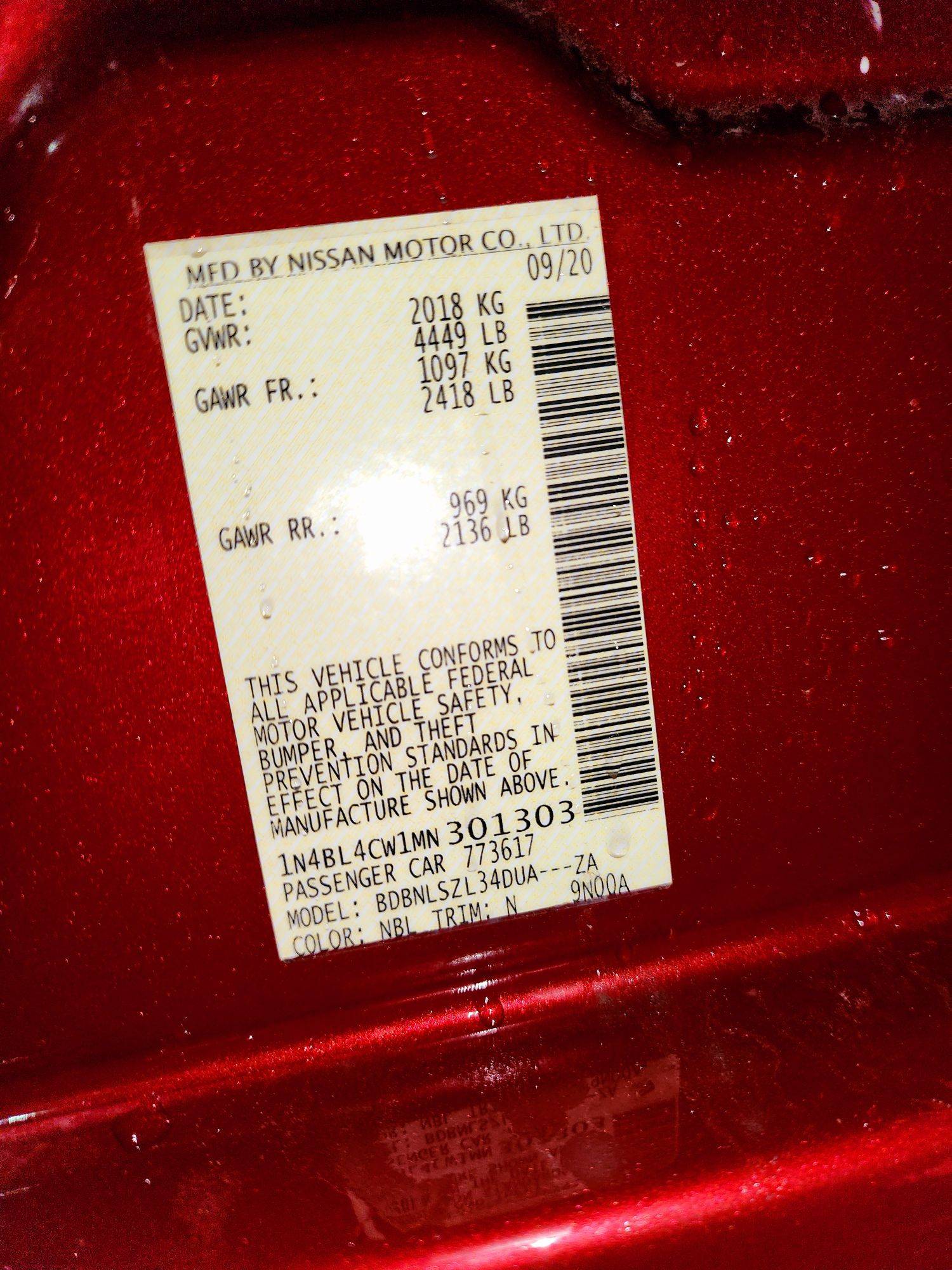 2021 NISSAN ALTIMA — 21296 Miles — Lot 71235034 — Souq - Marhaba Auctions Used Cars - Image 9