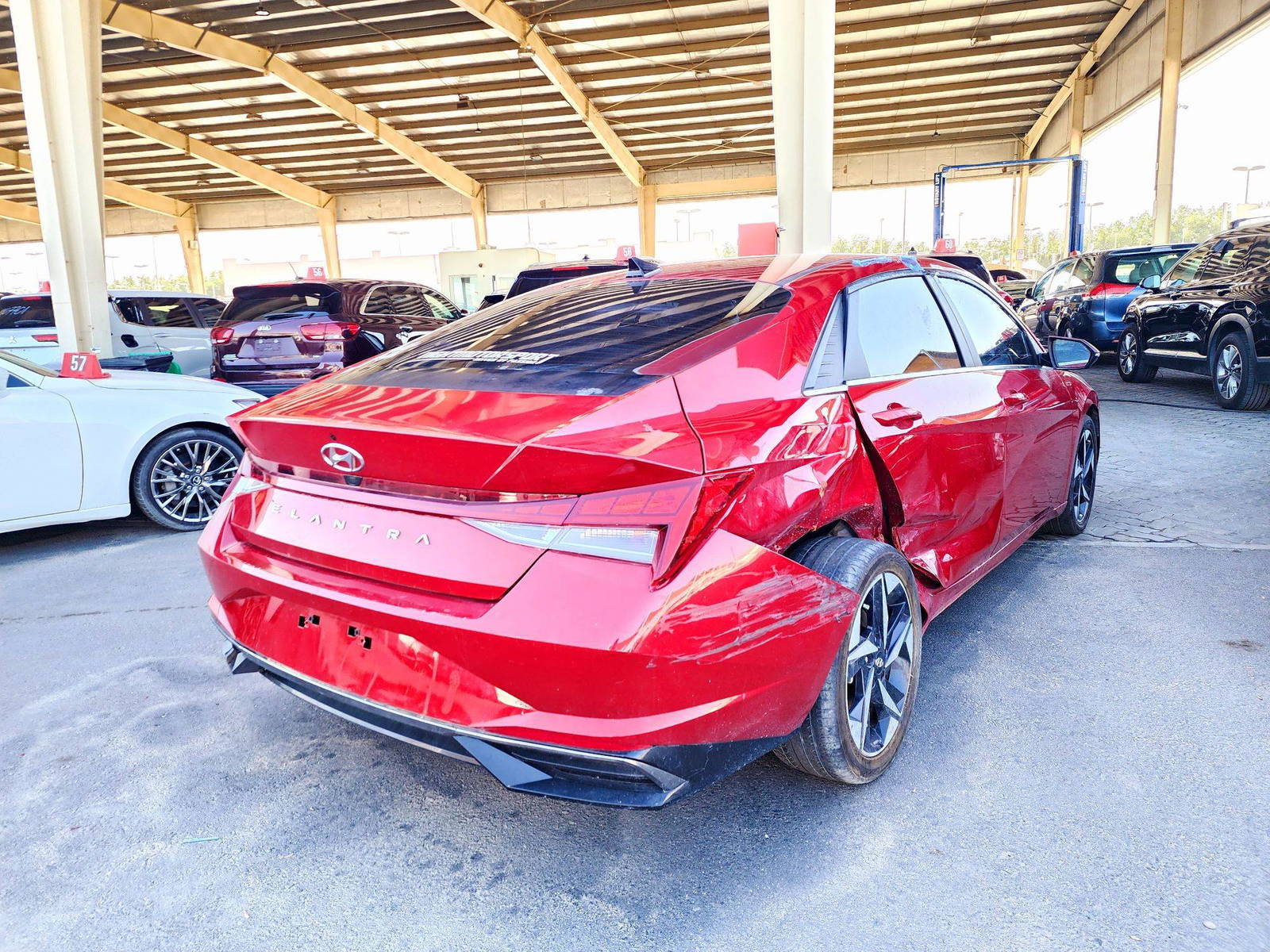 2021 HYUNDAI ELANTRA — 64682 Miles — Lot 7MU101466 — Souq - Marhaba Auctions Used Cars - Image 3