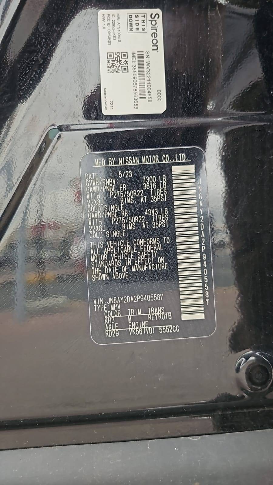 NISSAN ARMADA 2023 - Marhaba Auction Used Cars - Image 5