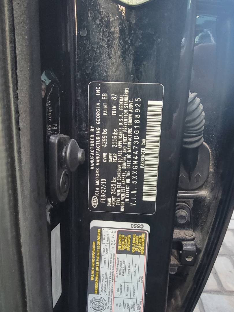 2013 KIA OPTIMA — 139467 Miles — Lot G188925 — Main - Marhaba Auctions Used Cars - Image 9