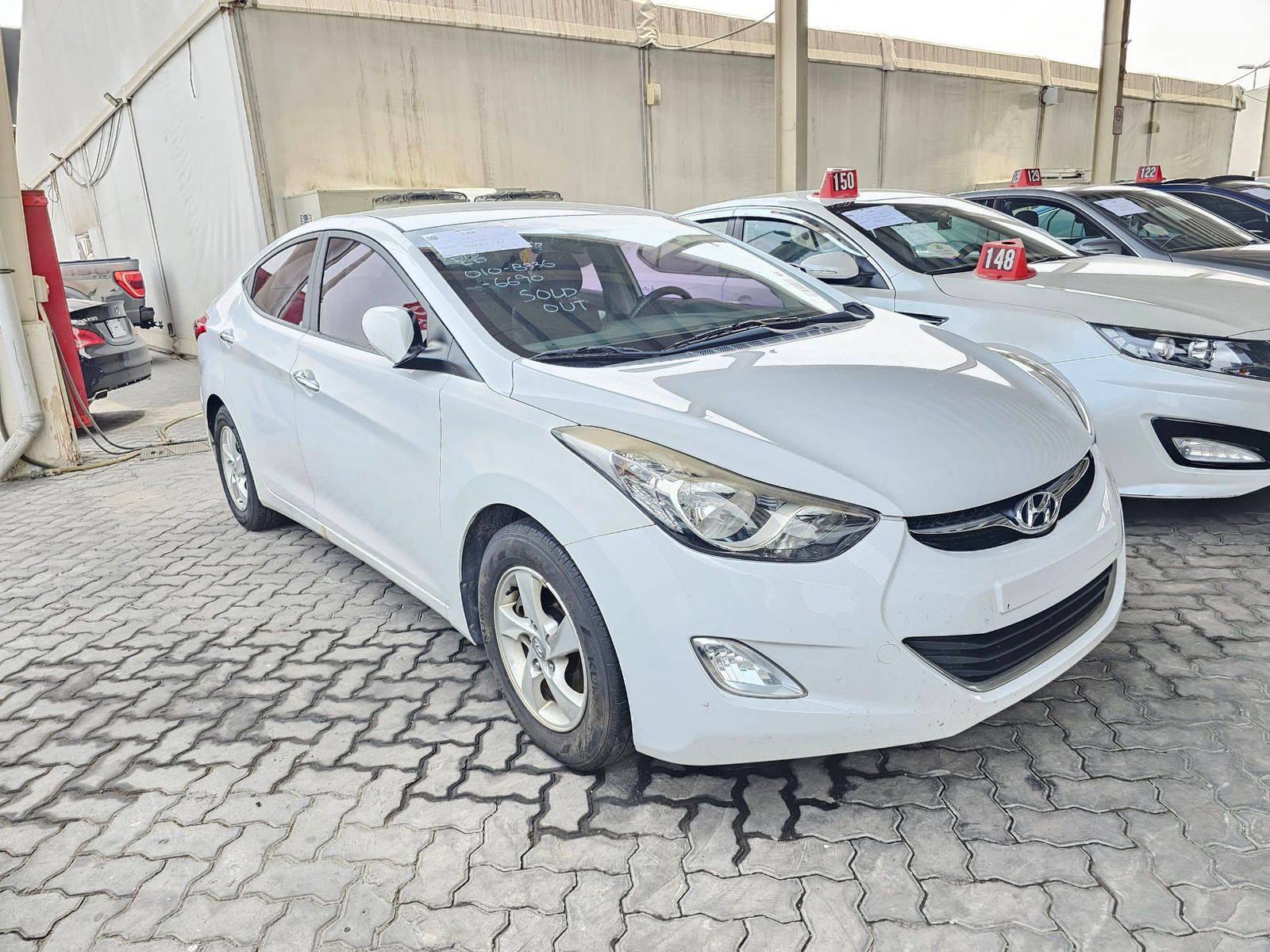 2012 HYUNDAI AVANTE — 317617 KM — Lot 275853 — Main - Marhaba Auctions Used Cars - Image 3
