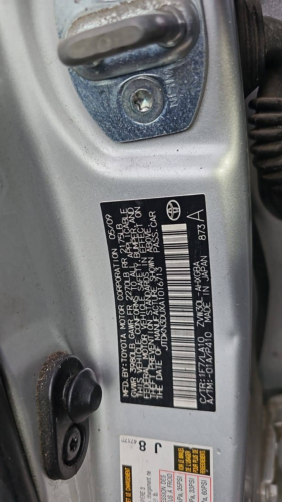 TOYOTA PRIUS 2010 - Marhaba Auction Used Cars - Image 3