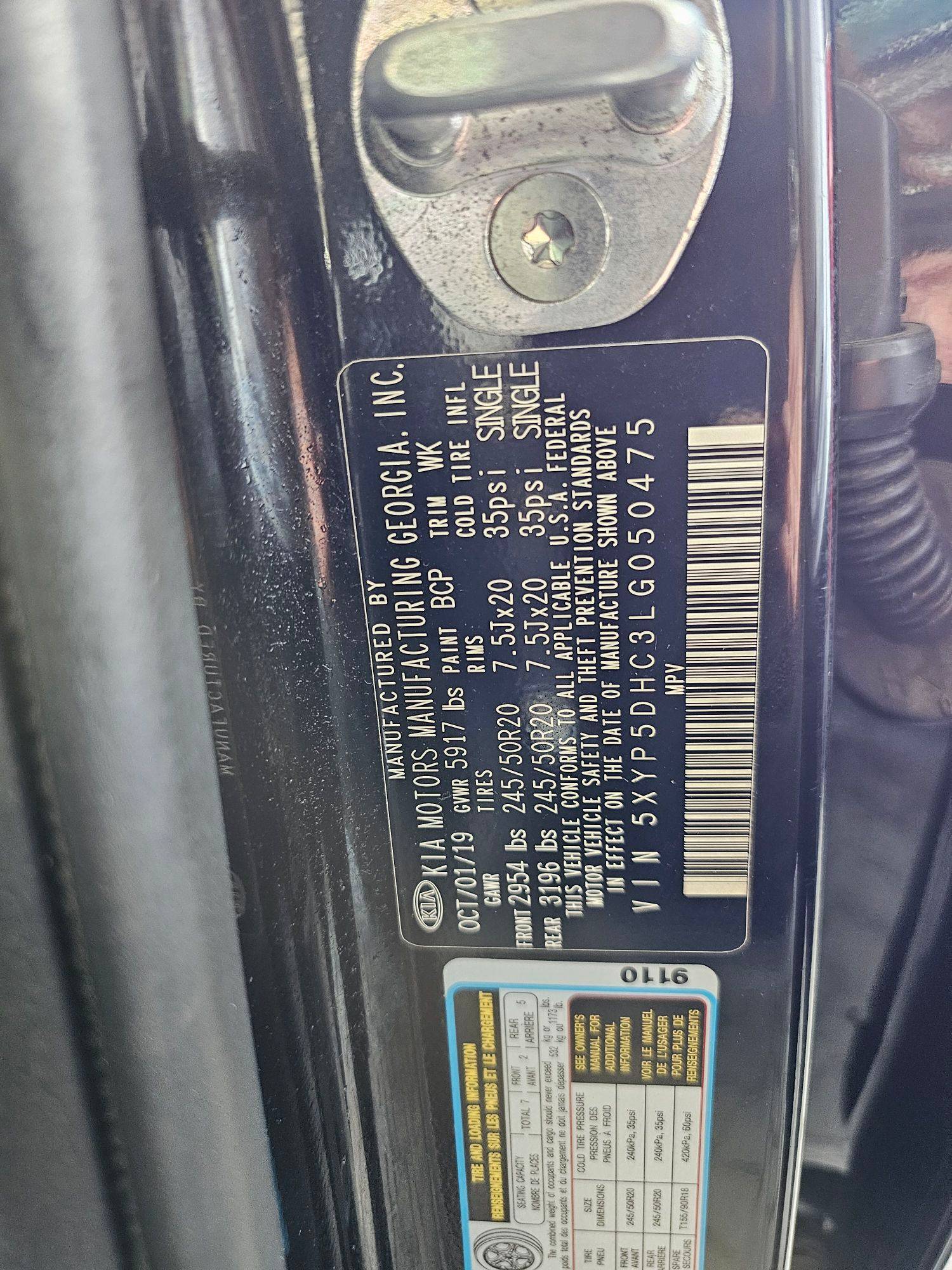 KIA TELLURIDE 2020 - Marhaba Auction Used Cars - Image 10