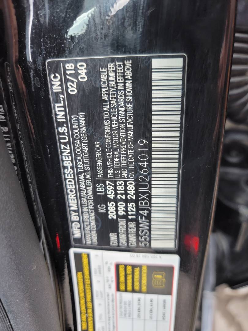 MERCEDES BENZ C300 2018 - Marhaba Auction Used Cars - Image 10