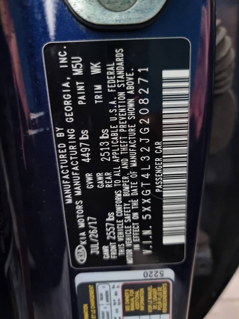 2018 KIA OPTIMA — 139523 Miles — Lot 215487 — Ind. 12 - Marhaba Auctions Used Cars - Image 9