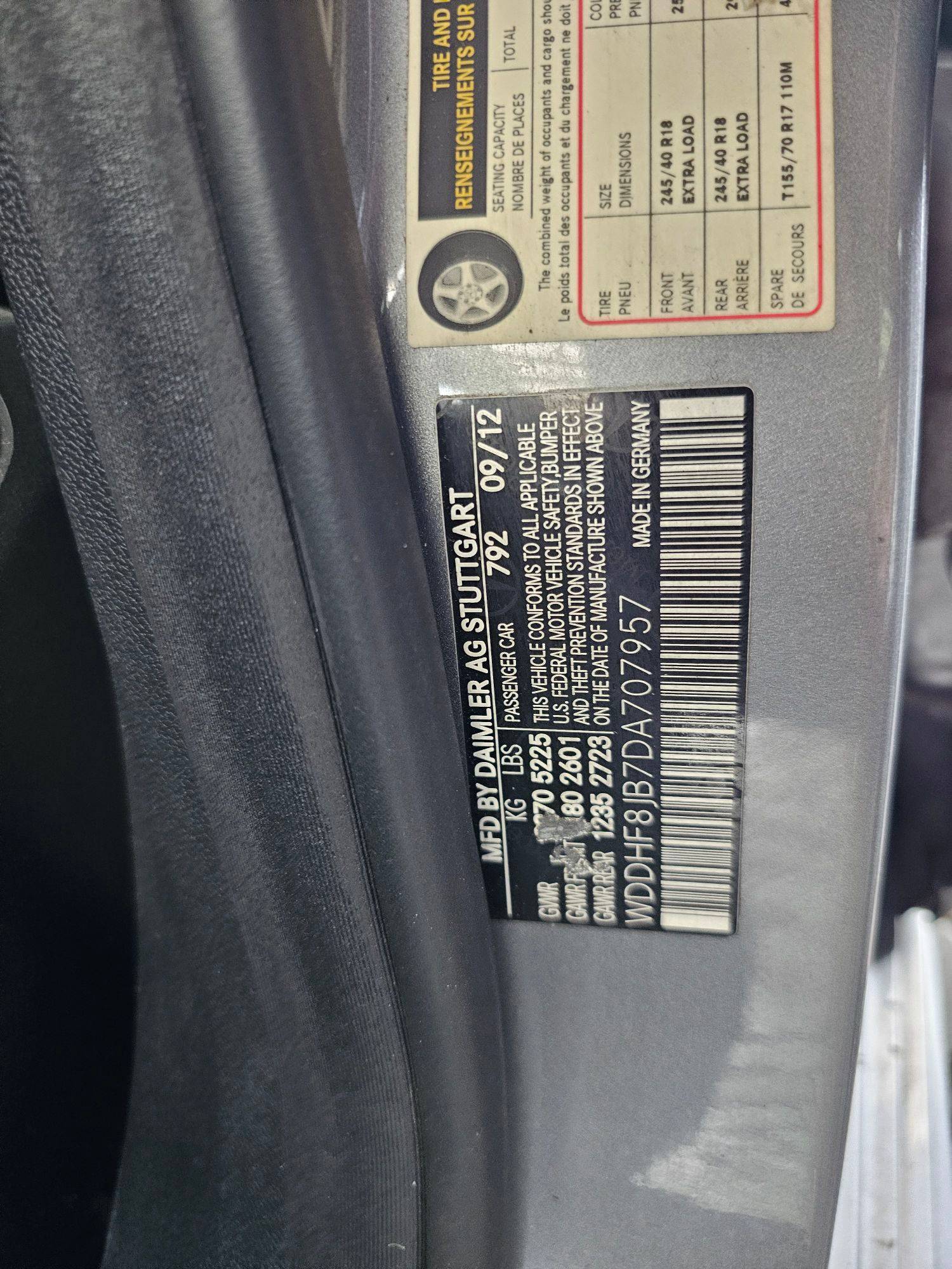 2013 MERCEDES BENZ E 350 — 147294 Miles — Lot JB7DA707957 — Souq - Marhaba Auctions Used Cars - Image 10